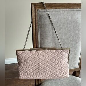 Elegant Marciano Pink 100% Genuine Leather Quilted Bag